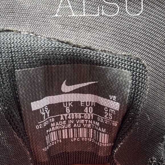 Nike Air Zoom Pegasus 36 VF GS Black Flower Women - Picture 7 of 12